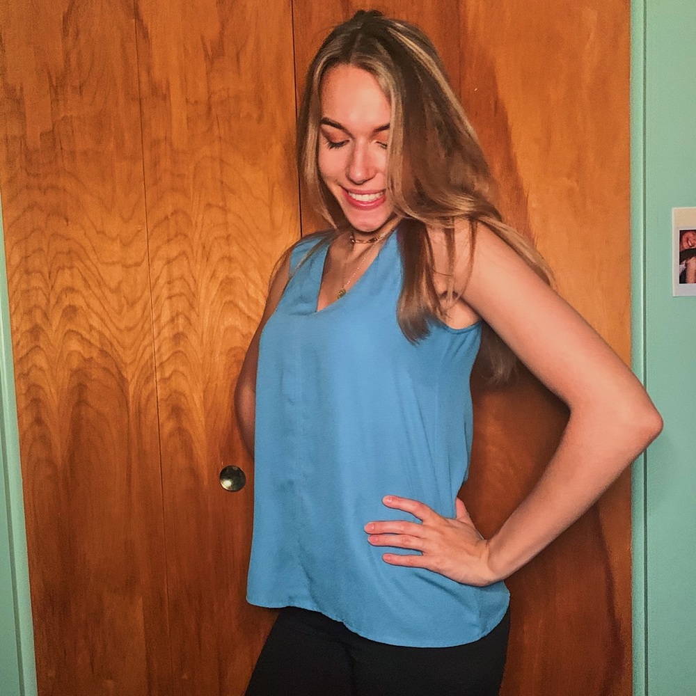 Dressy Bleu Blouse